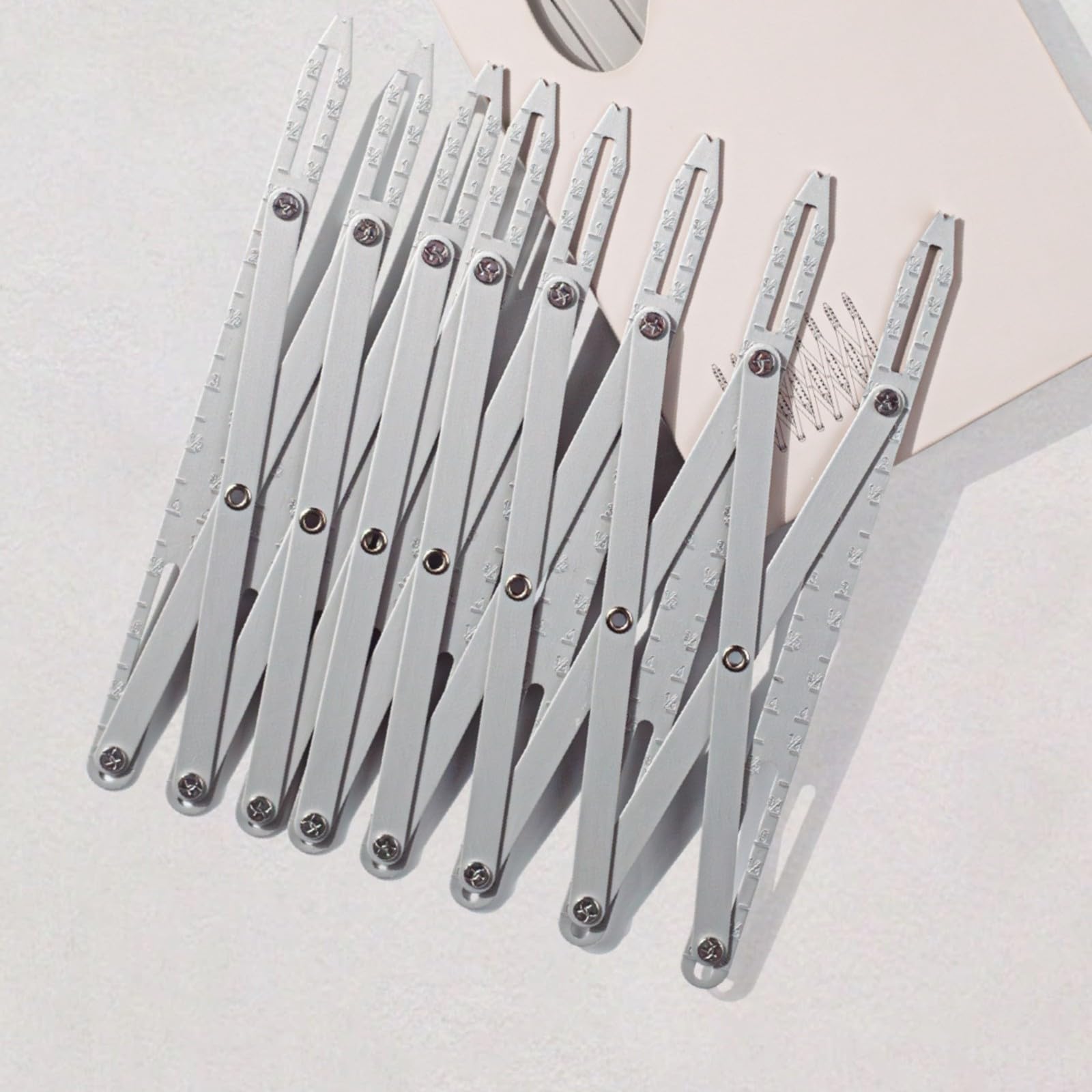 Règle D'équidistance Marquages Faciles à Lire Règle Extensible Léger til Marquage Mesure pr Cturières, Quilting