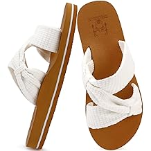 Womens Dressy Bow Sandals Arch Support Yoga Foam Cushion Comfortable Walking Slides Open Toe Summer Beach Indoor Outdoor Slippers