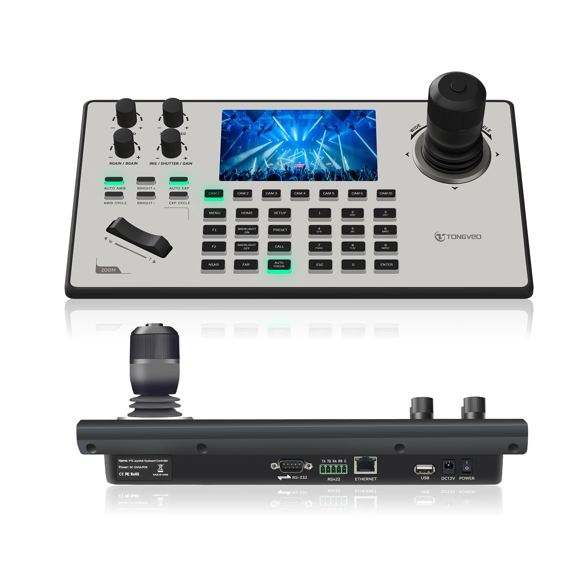 Amazon.com: TONGVEO PTZ Camera Joystick Controller with 5'' LCD