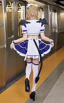 Amazon.co.jp: [Malymoon] コスプレ ナース 看護師 サキュバス 赤 青