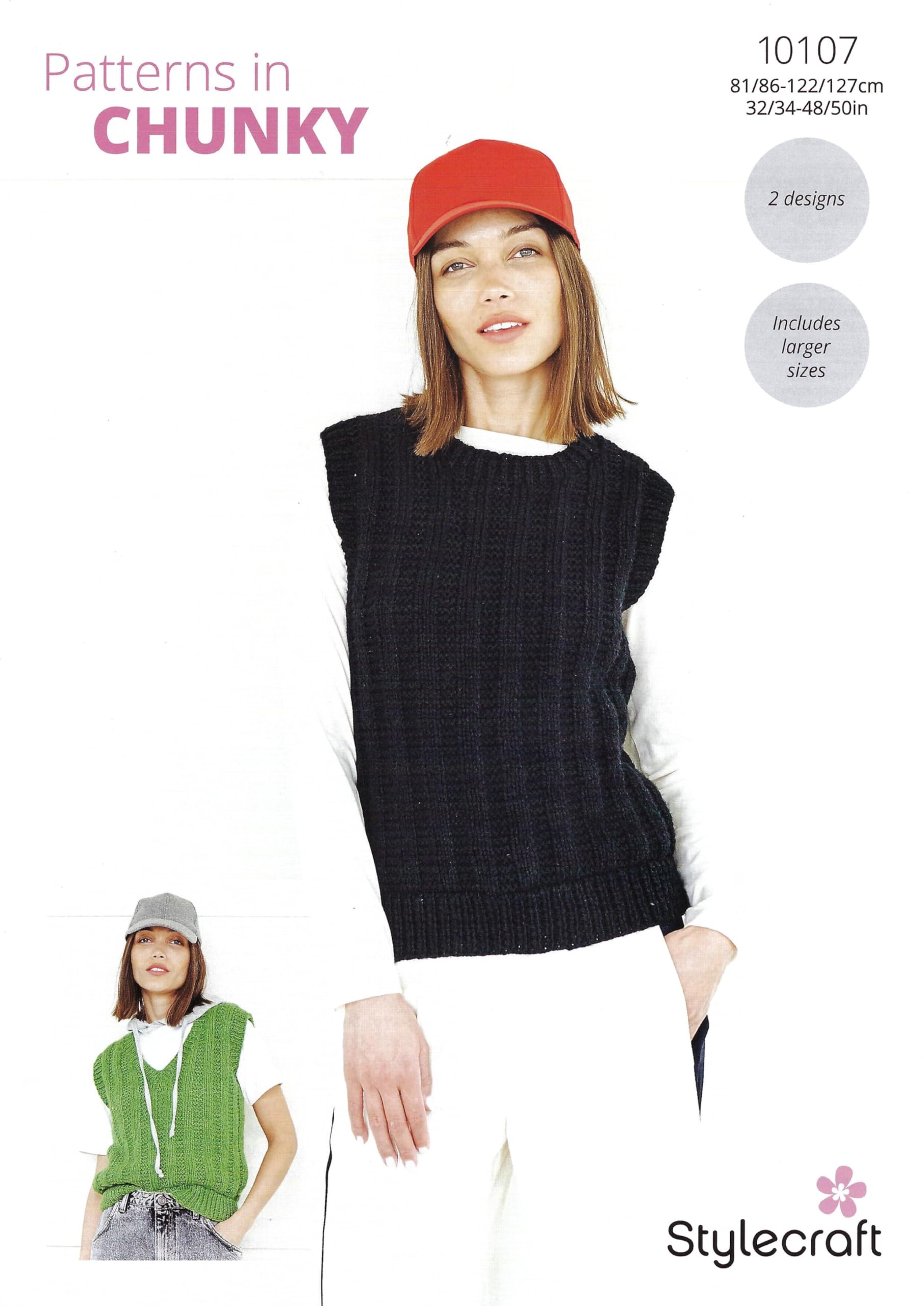 10107 Stylecraft Chunky Tank Tops