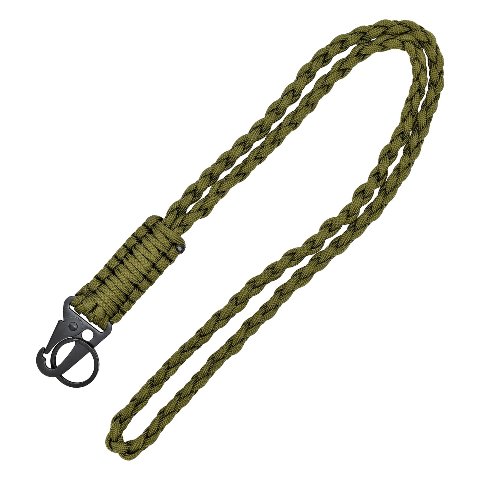 Heavy Duty Paracord Lanyard for for Men Women,Keychain Lanyard Braided Colorful Neck Lanyard for Keys ID Card Badge Holder Phone Camera Outdoor Activities