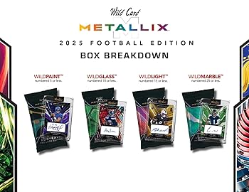 Amazon.com: 2025 Wild Card Metallix Pro-Look Football Hobby Amazon.com: 2025 Wild Card Metallix Pro-Look Football Hobby