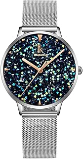 IK Shine Orologio Donna Brillanti Cinturino in Maglia