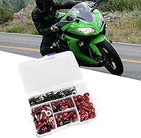 Vista 2 de 177PCS Kit de carenado de motocicleta Tornillos de aluminio para parabrisas de motocicleta M5 M6 Reemplazo de tornillos para parabrisas