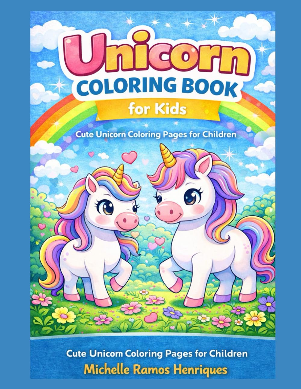 Cute Unicorn Coloring Pages for Children