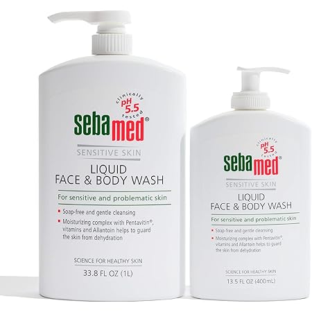 sebamed face & body wash 1 litre