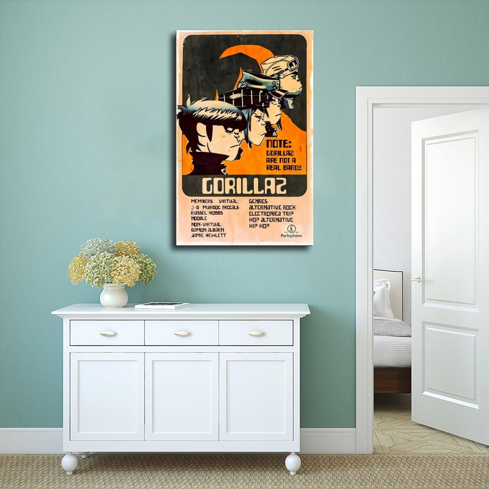 ZOLULA Poster su tela del film Metropolis, decorazione per