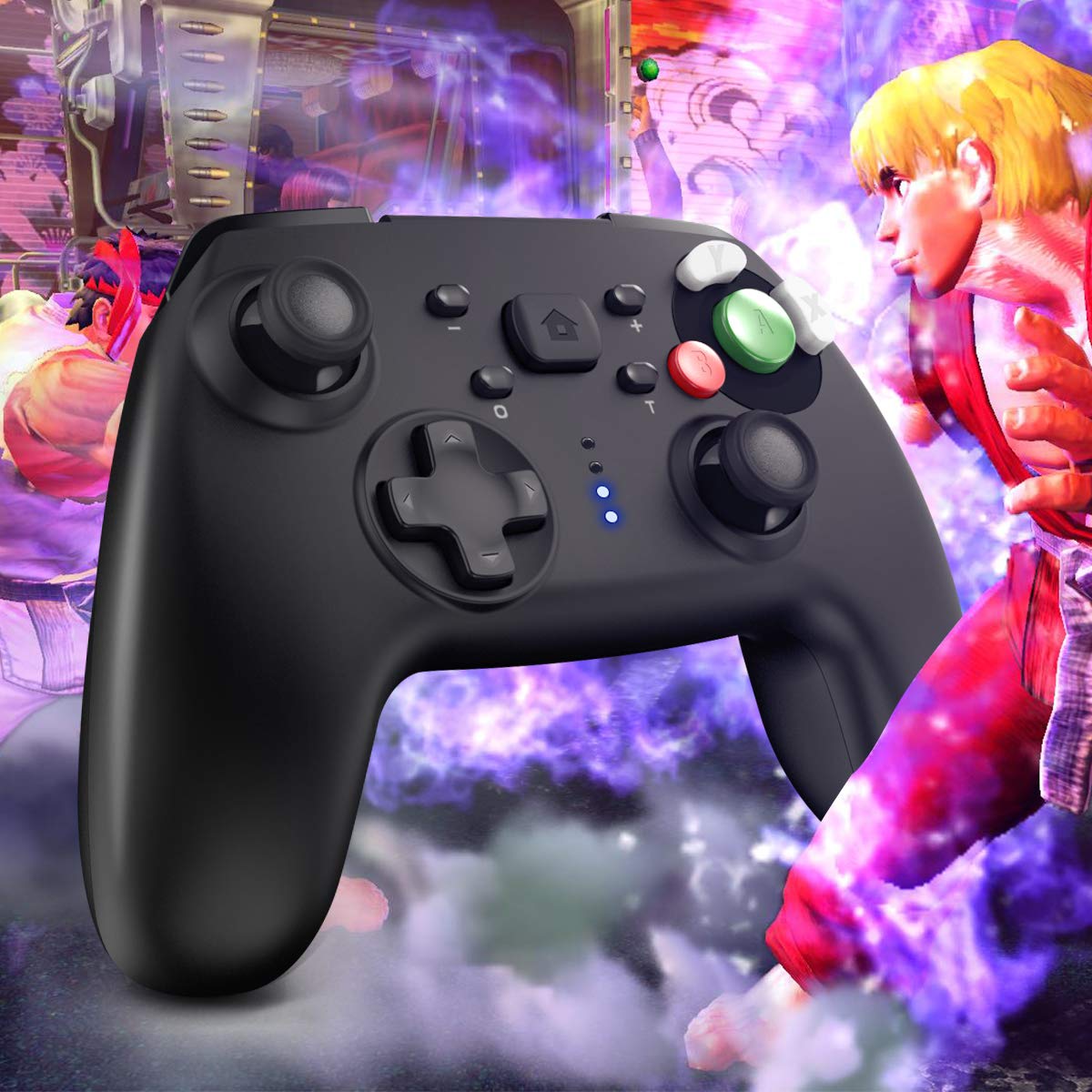 EasySMX Gamepad EG-C3071 USB Wired Game Controller Joystick with Dual Vibration Feedback for PC / PS3 / TV Box / Android Mobile Phones (Black)