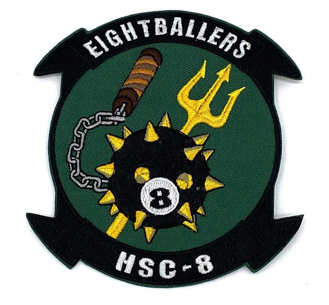 HSC-8 Eightballers Squadron Patch – Hook and Loop