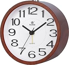 ساعة منبه 3297JKS1 من باور، لون بني