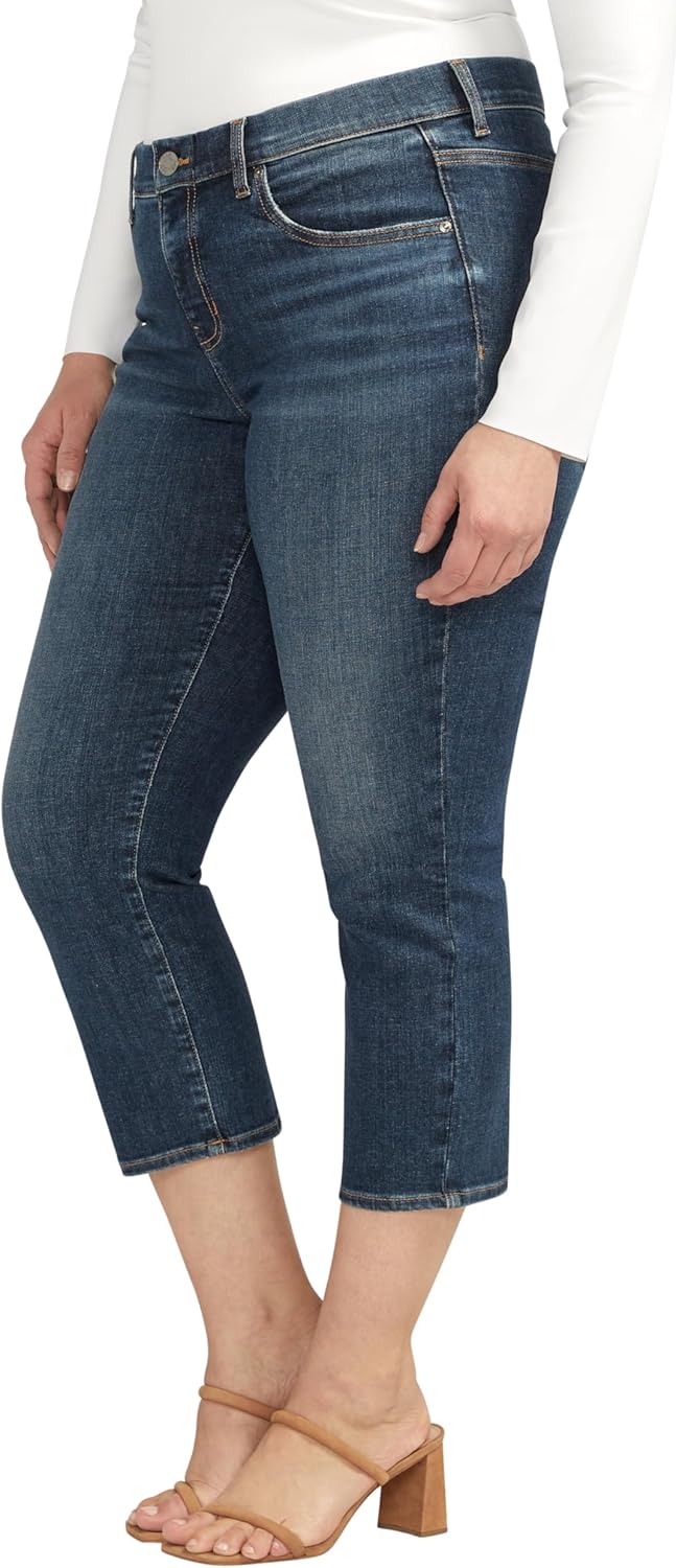 Jag Jeans Women's Plus Size Maya Mid Rise Capri-Legacy - Image 3