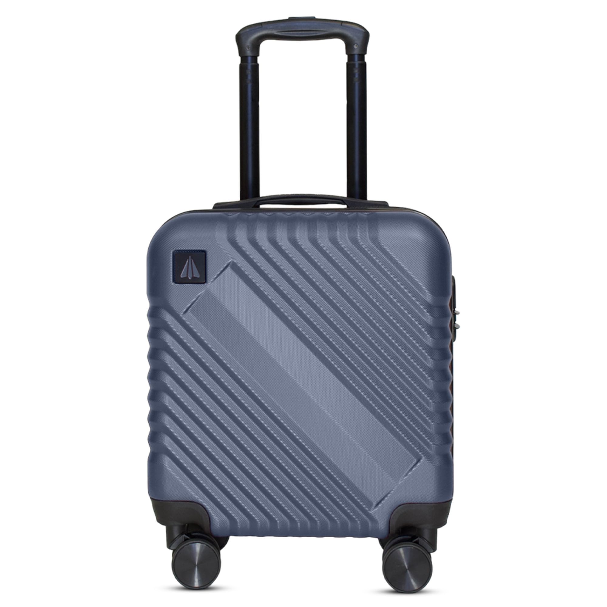 AVIOGlide 45cm Cabin Suitcase – Lightweight Carry-On Luggage with Spinner Wheels, Telescopic Handle & Lock – Airline-Approved Cabin Bag for Ryanair, easyJet, BA & More