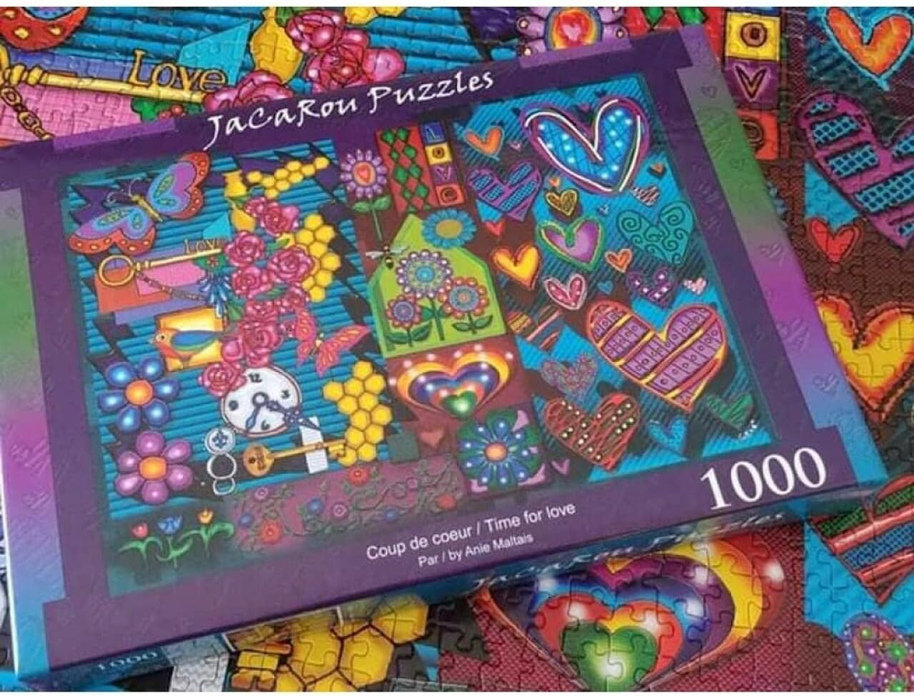 JaCaRou Puzzles TIME for Love 1000 PCES Toys & Games