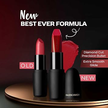 FACESCANADA Weightless Matte Lipstick Maroon Love 06 | Diamond Cut Precision Bullet for Defined Lips | Long Lasting Bold Color | Smooth Non Drying Formula | Soft Matte Finish | 0.14 Oz (4g)