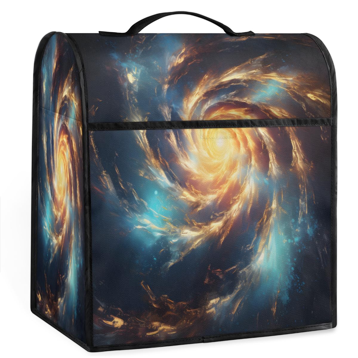 Coffee Maker Cover Galaxy Universe Kitchen Appliance Covers Small Appliance Covers Blender Cover Juicer Cover Dust Covers for Kitchen Appliances with Top Handle and Pockets,Washable,C585