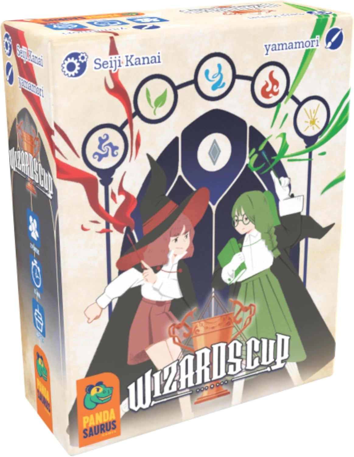 Wizards Cup Card Game - Build Your Magical Dueling Team, Magical Family Strategy Game for Kids & Adults, Ages 12+, 2 Players, 15 Minute Playtime, Made by Pandasaurus Games