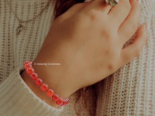 Miniatura 495 de Amazing Gemstone Pulsera de cristal para mujeres y hombres, pulsera de cristal curativo de protección, pulsera elástica con cuentas de piedras