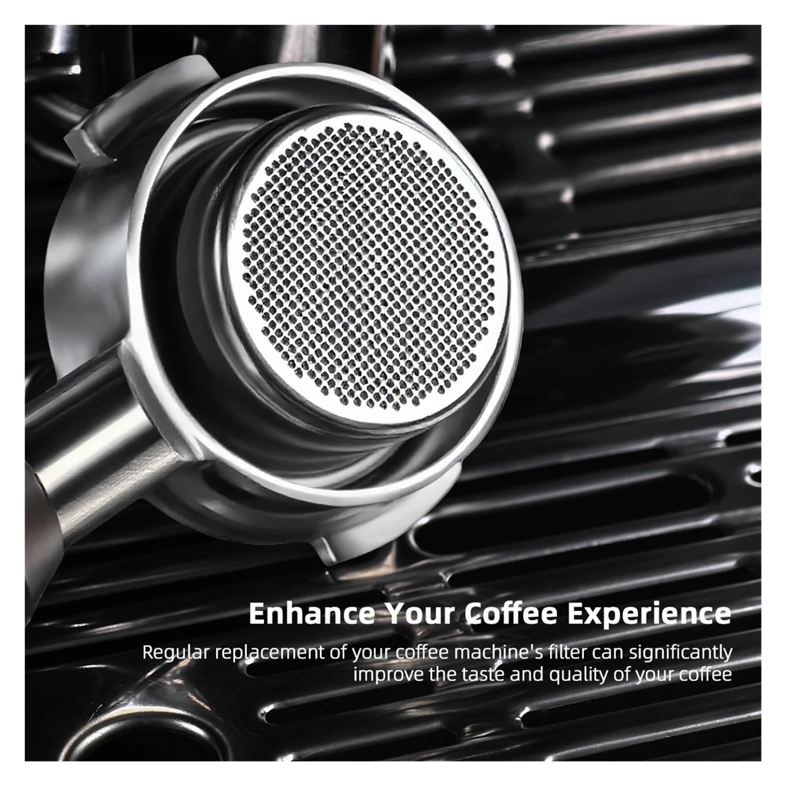 Cestino da caffè in acciaio inossidabile da 4 tazze da 58 mm