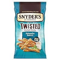Vista 1 de Snyders of Hanover Jalapeno Ranch Pretzel trenzado bolsa de 12 onzas paquete de 12