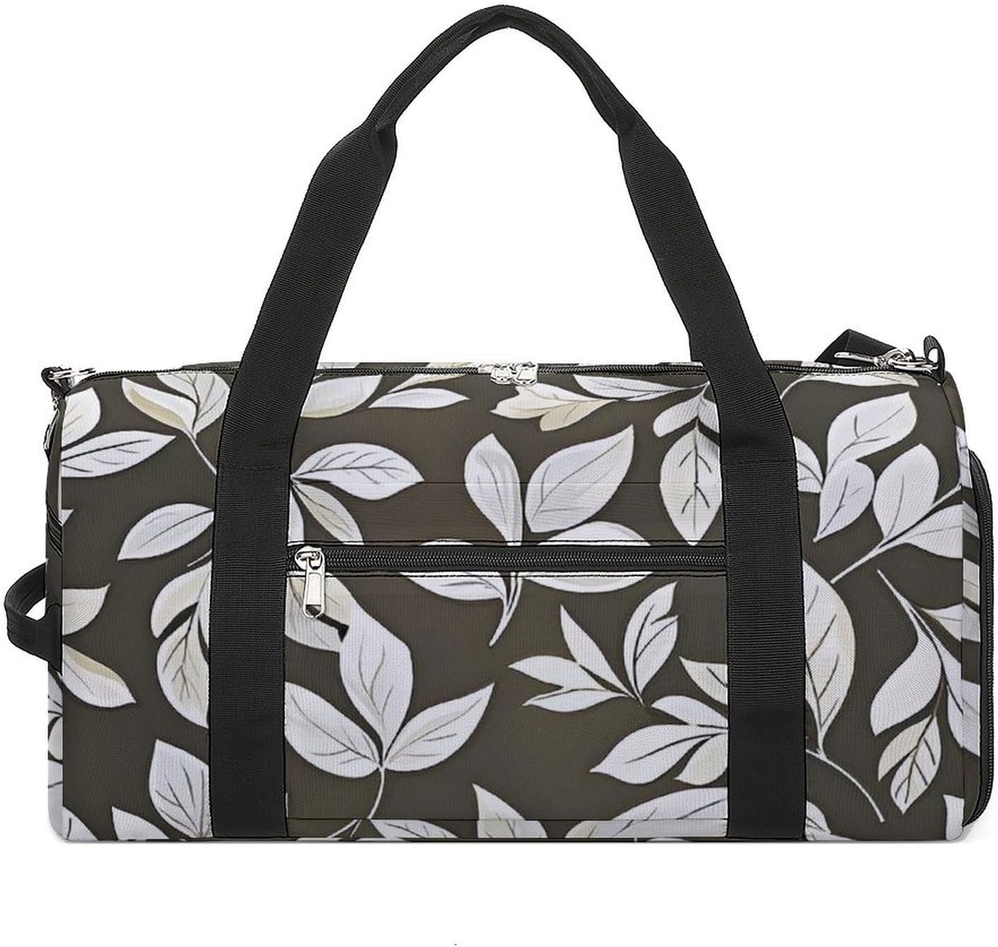 Gym Bag for Men Travel Duffle Bag The Shape of The Leaves Tote Bag Weekender Duffel Bag Weekender Bag for Sports