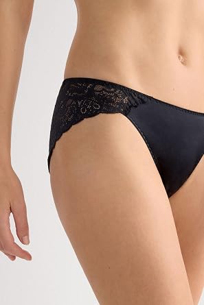 Intimissimi Lace and Silk Bikini Briefs