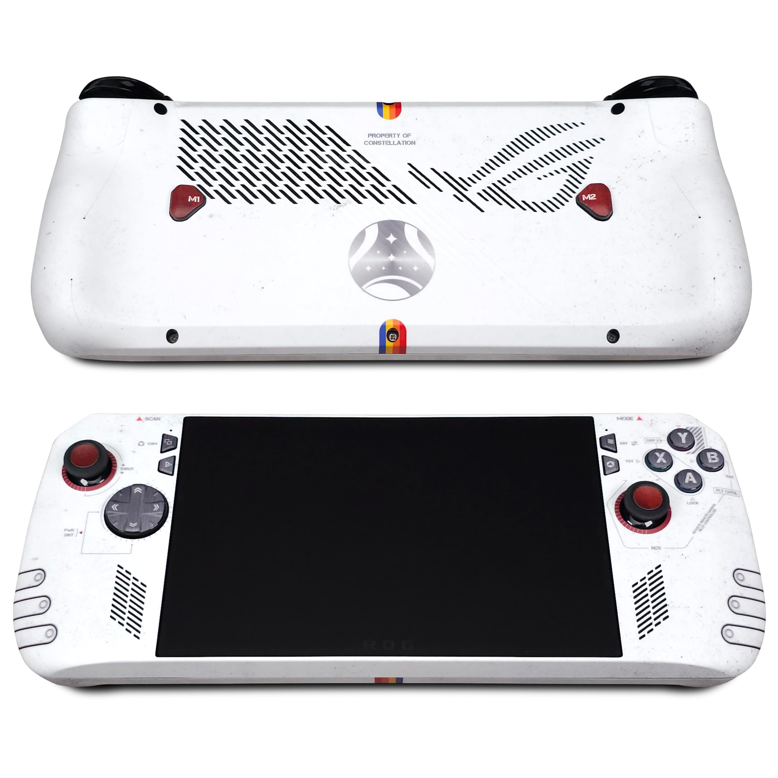 Rog Ally X Matte Skin, Starfield Edition, skin in vinile opaca per Rog Ally X (progettato da POP SKIN)