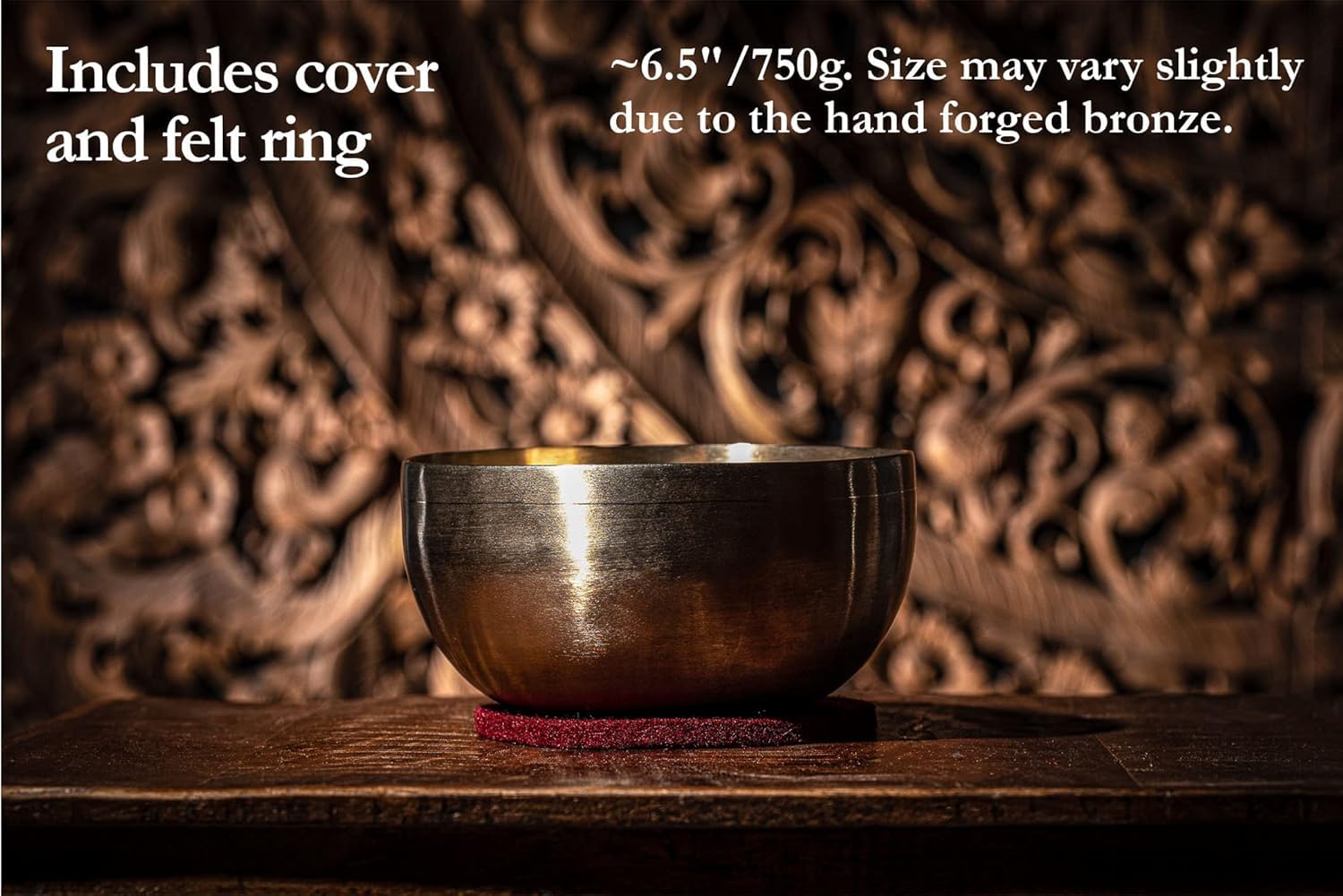 Meinl Singing Bowls, Singing Bowl, Universal Series, 6.5, 6.7" / 16.5-17 cm 25.8, 27.5 oz / 730, 780 g (SB-U-750)