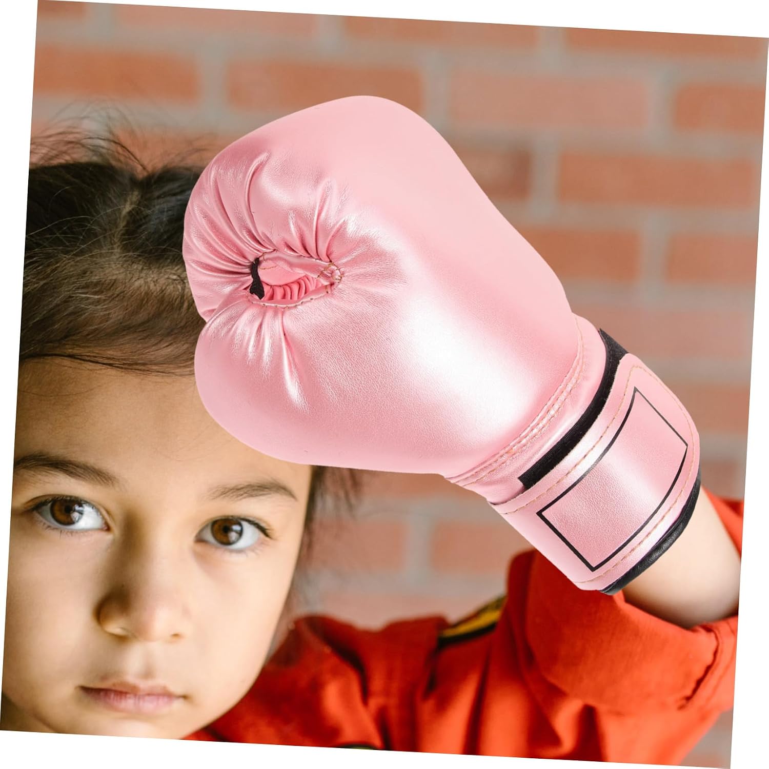 Hemoton Pink Children S Boxing Gloves for Kids Girls 3-12 Years Comfortable Sparring Gloves with Breathable Mesh for Training Kickboxing Muay Thai Practice 7.67X5.00X3.46In