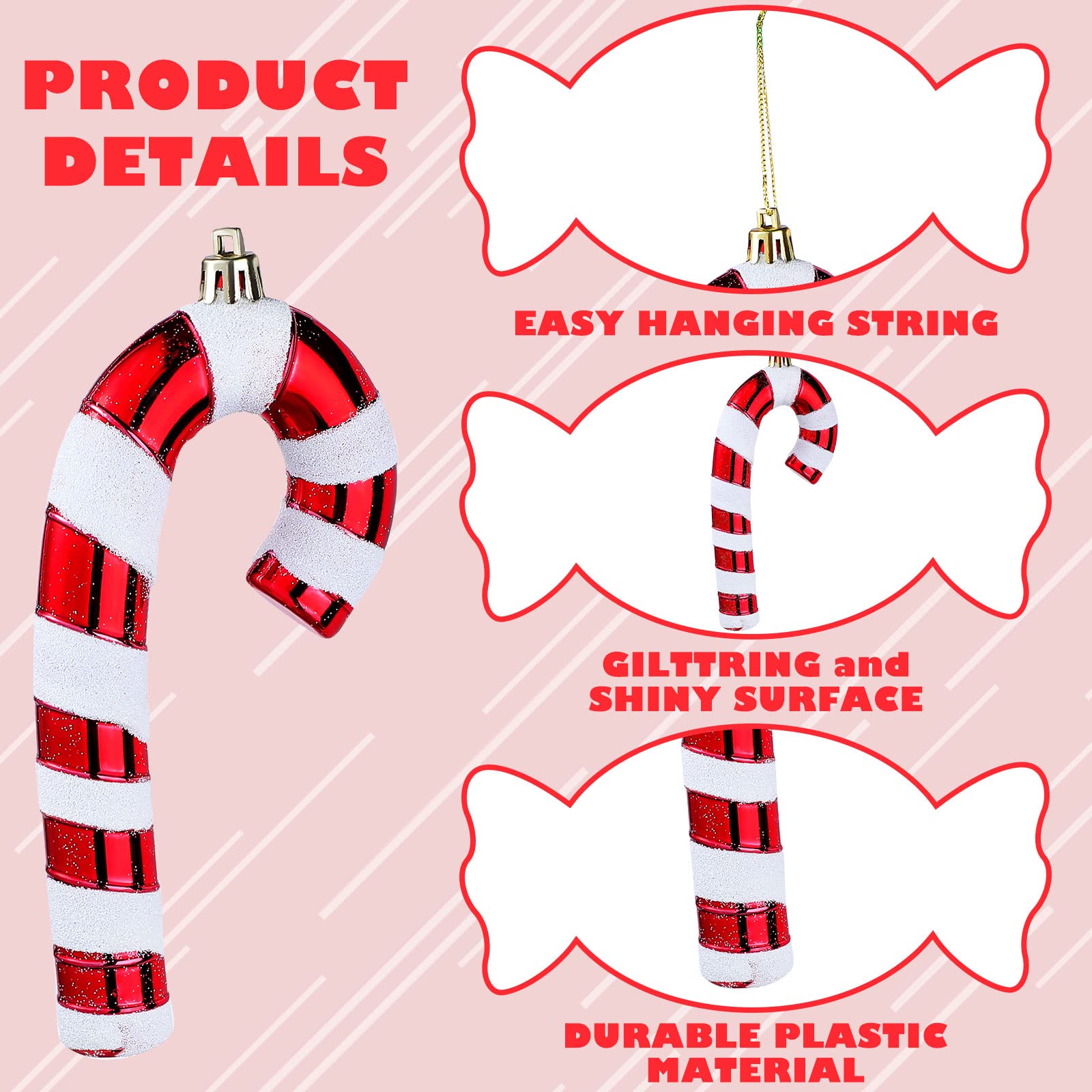 villeroy&Bobh オーナメント　キャンディケイン オーナメント】キャンディケーン/Candy cane☆全2種 天然素材