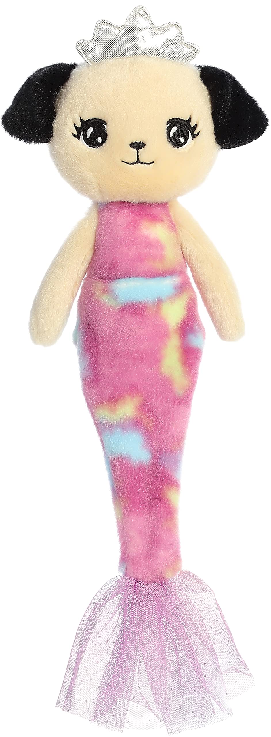 Aurora® Enchanting Sea Sparkles™ Merpuppy™ Stuffed Animal - Imaginative Play - Magical Companions - Pink 15 Inches