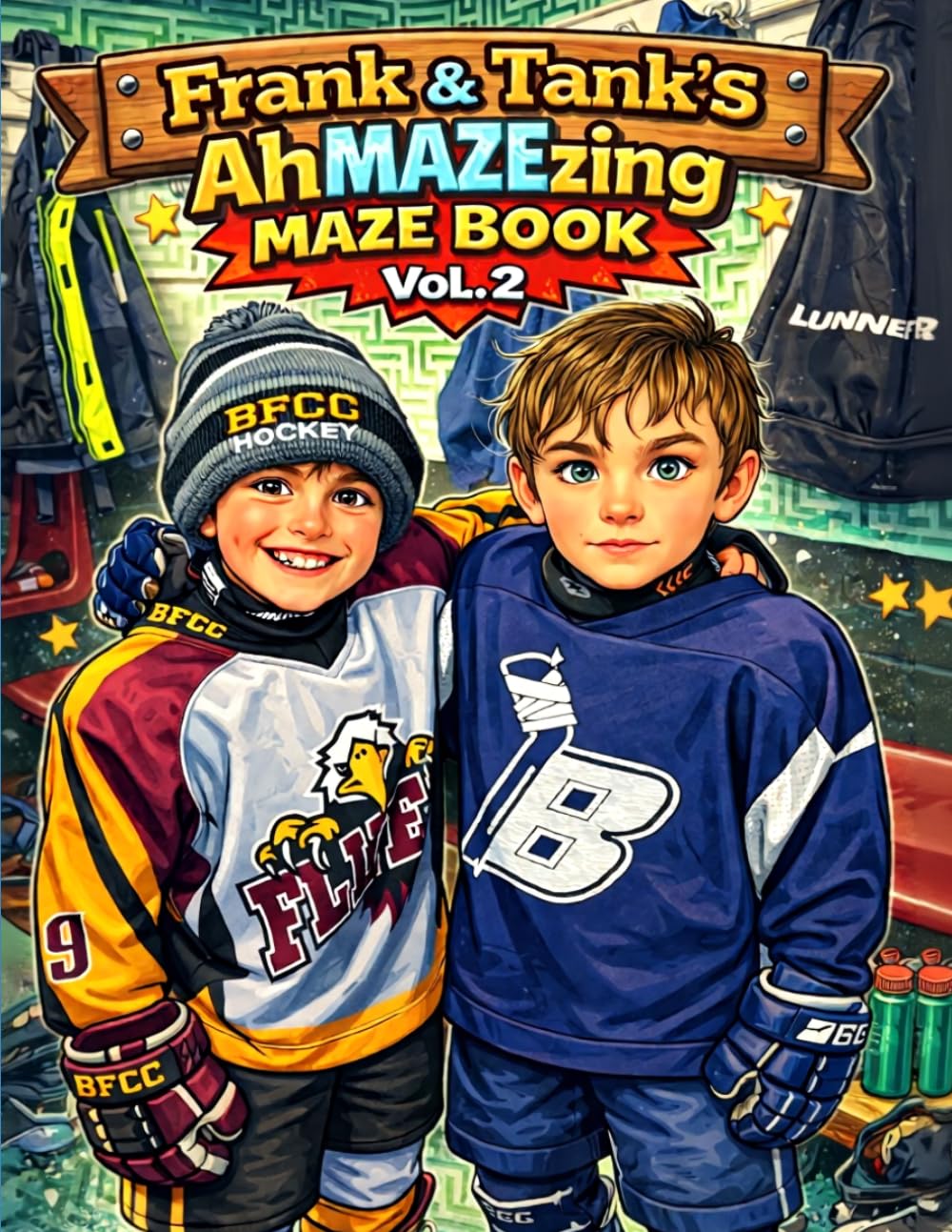Frank & Tank's AhMAZEzing Maze Book Vol. 2: Easy Maze Puzzles for Kids Ages 6–10 | 25 Fun Brain Games for Young Puzzle Solvers