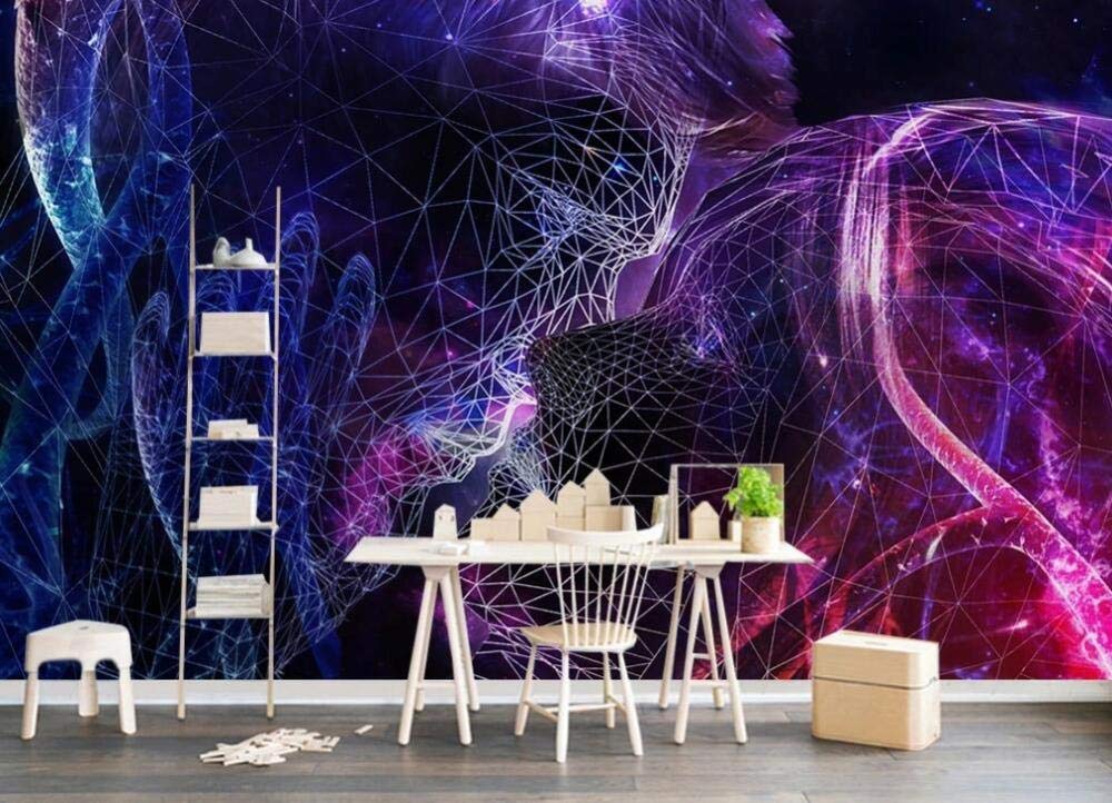 Papier peint mural couple étoilé moderne pour salon élégant 300x210 cm