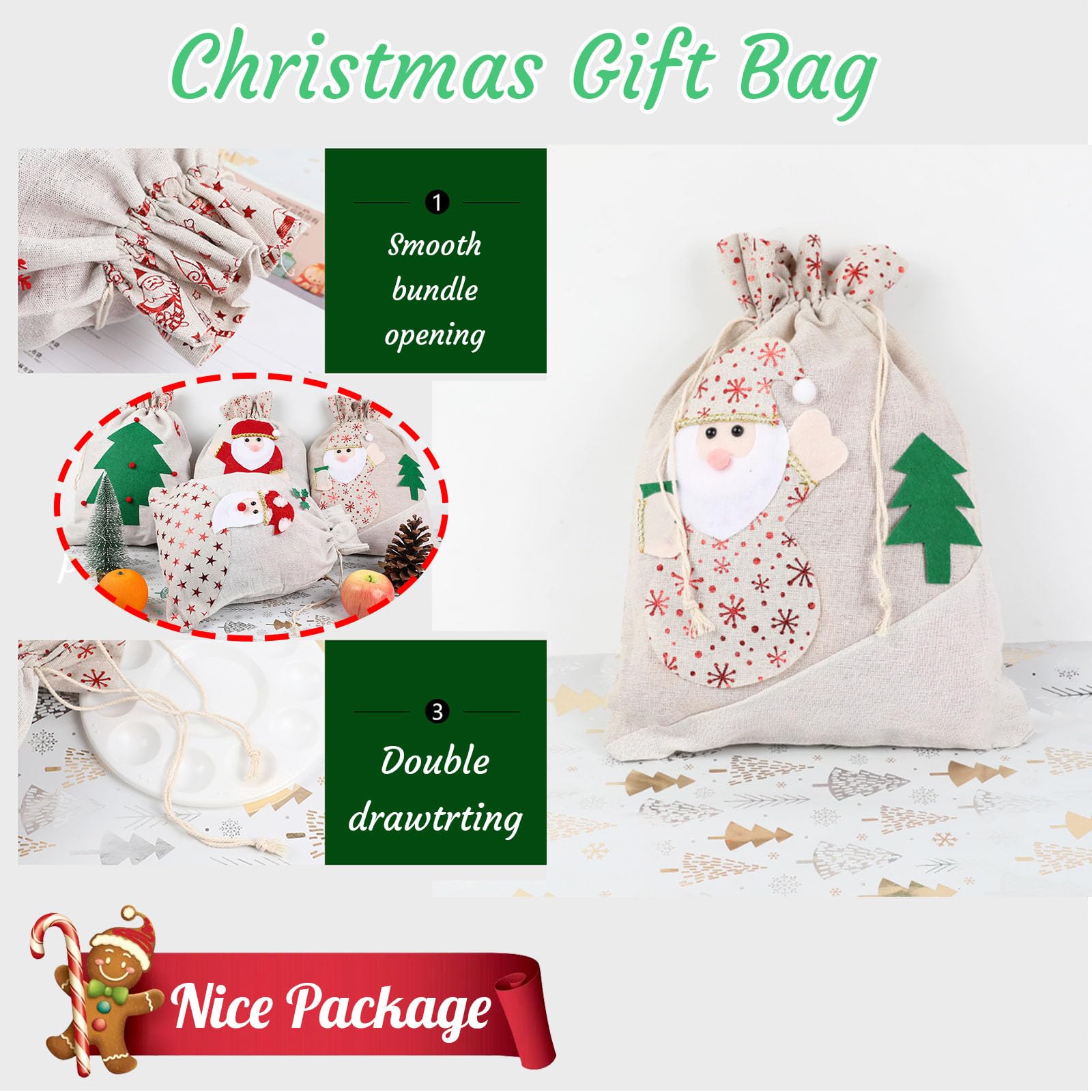 Personalisierten Weihnachts-Teddybär Mit Text – 25 Cm, Mit Weihnachtsschmuck, Kuscheliges Geschenk