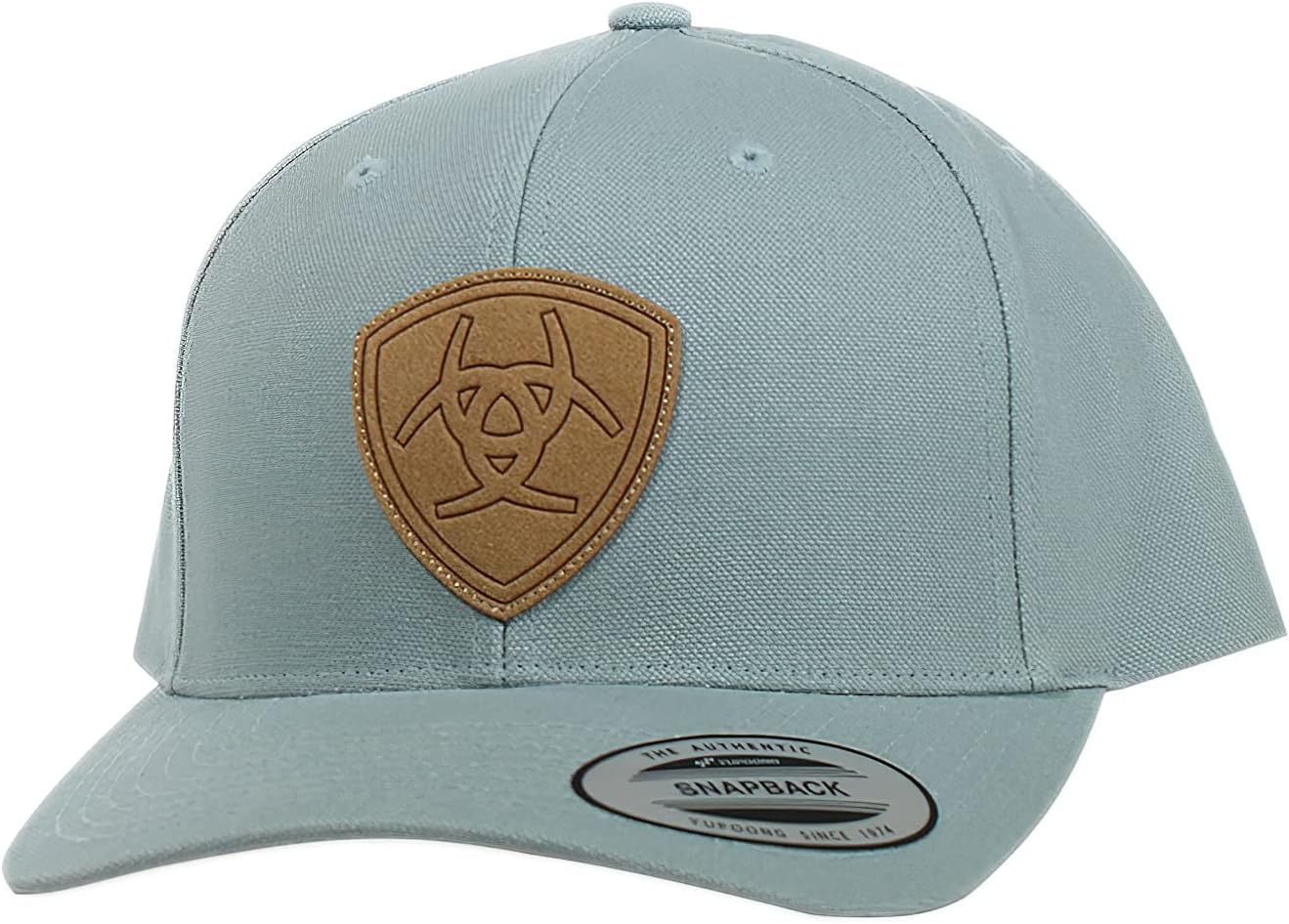 ARIAT Men's Flexfit 110 Logo Cap, Light Blue