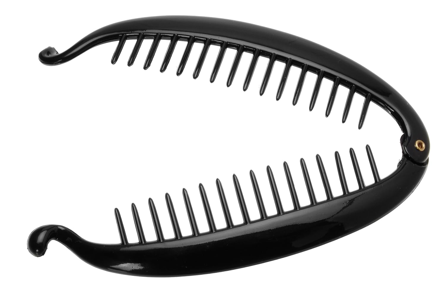 France Luxe Banana Clip for Women, Black image 3