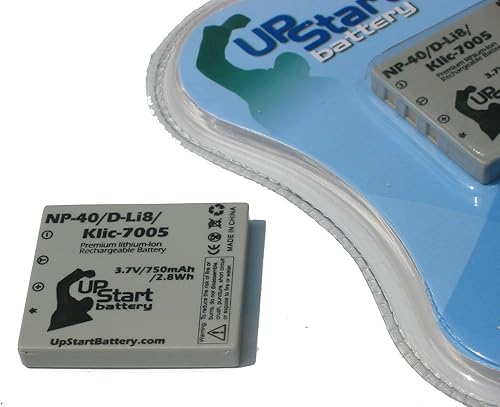 Miniatura 3 de Paquete de 2 baterías Fujifilm NP-40N + cargador compatibles con batería y cargador de cámara digital Fujifilm NP-40, compatible con Fujifilm