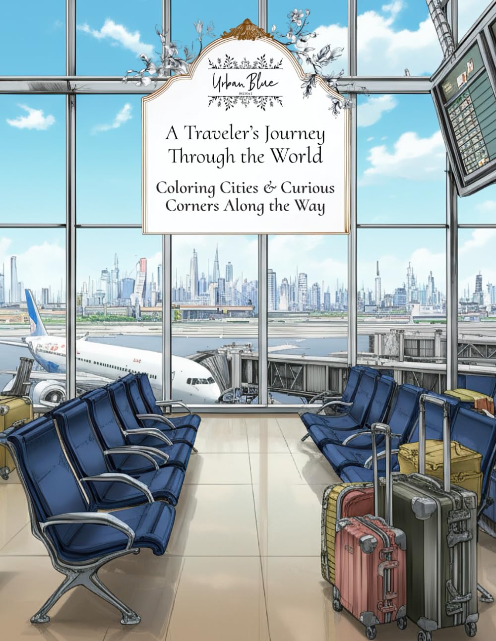 A Traveler's Journey Through the World: Coloring Cities & Curious Corners Along the Way