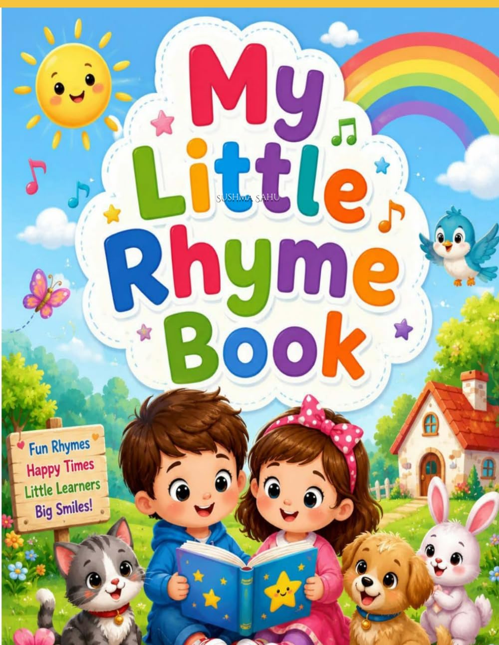 My Little Rhyme Book: Fun and Easy Nursery Rhymes for Kids Ages 3–7 | Bedtime, Learning, Reading, and Imagination Activities