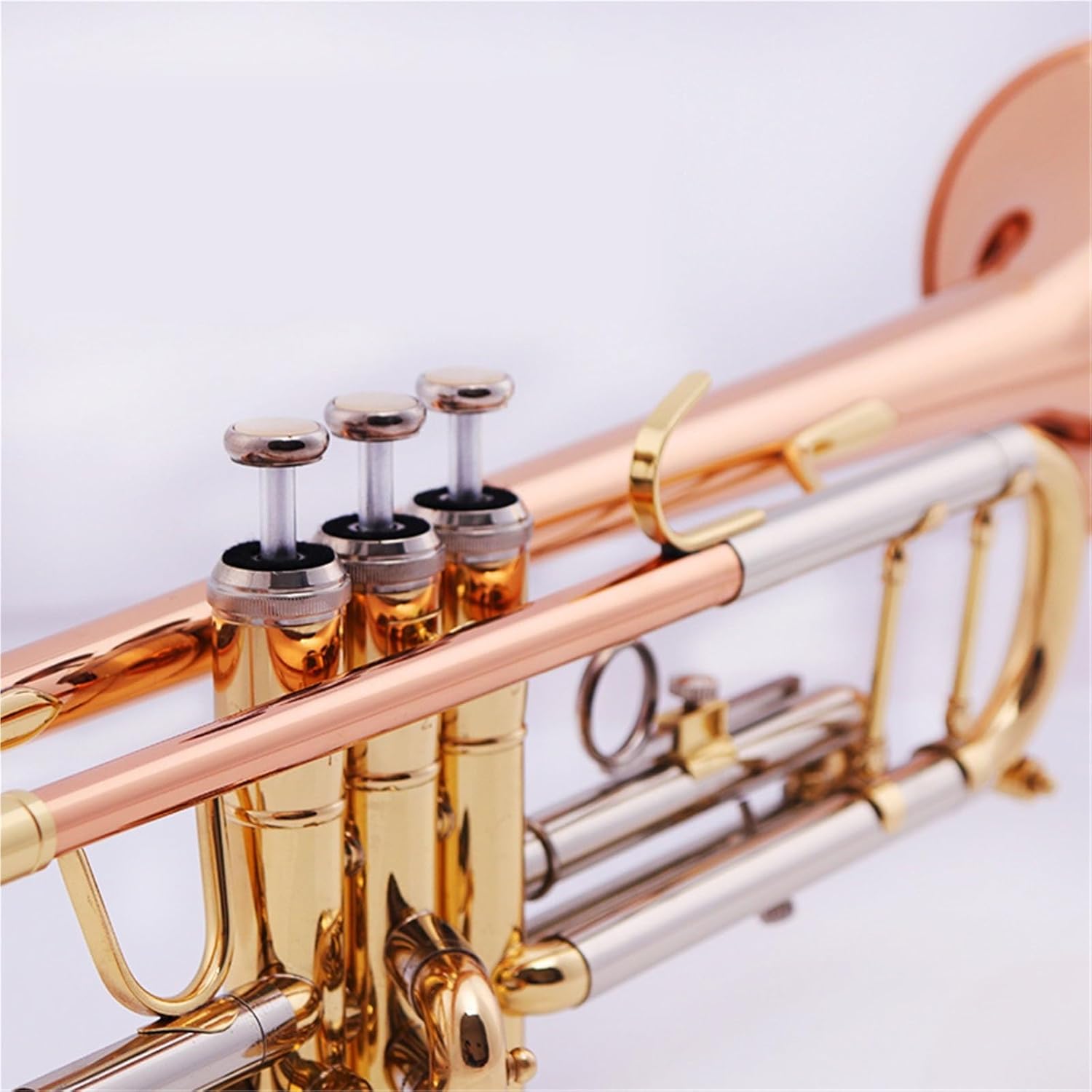 BQKOZFIN B♭ トランペット管楽器 吹奏楽 初心者入門セット 真鍮製