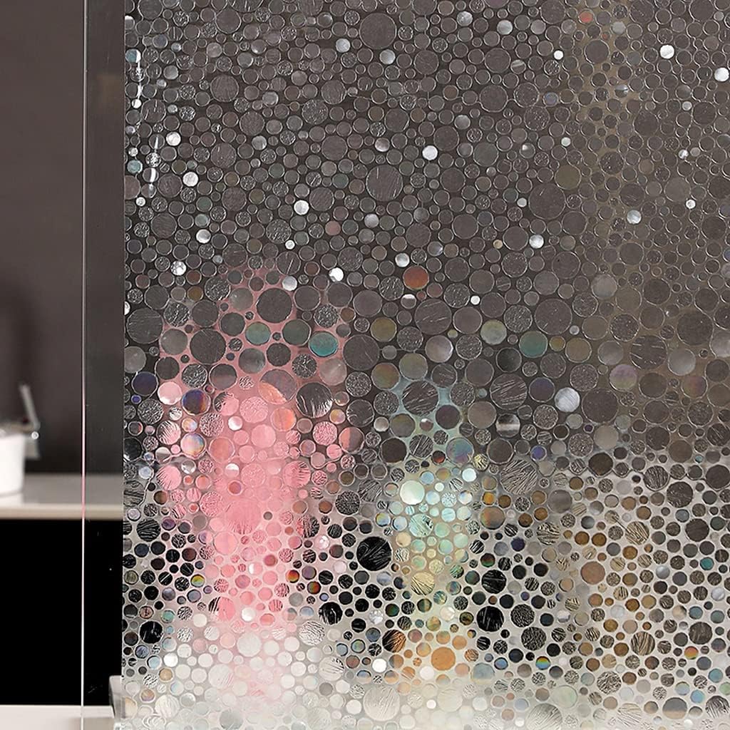 Window Privacy Film Window Film Window Privacy Film Art Glass Sticker Transparent Opaque Bathroom Toilet Window Film Bay Window Decoration Sticker Blackout Window Film Window Films(B,30 * 200 cm)