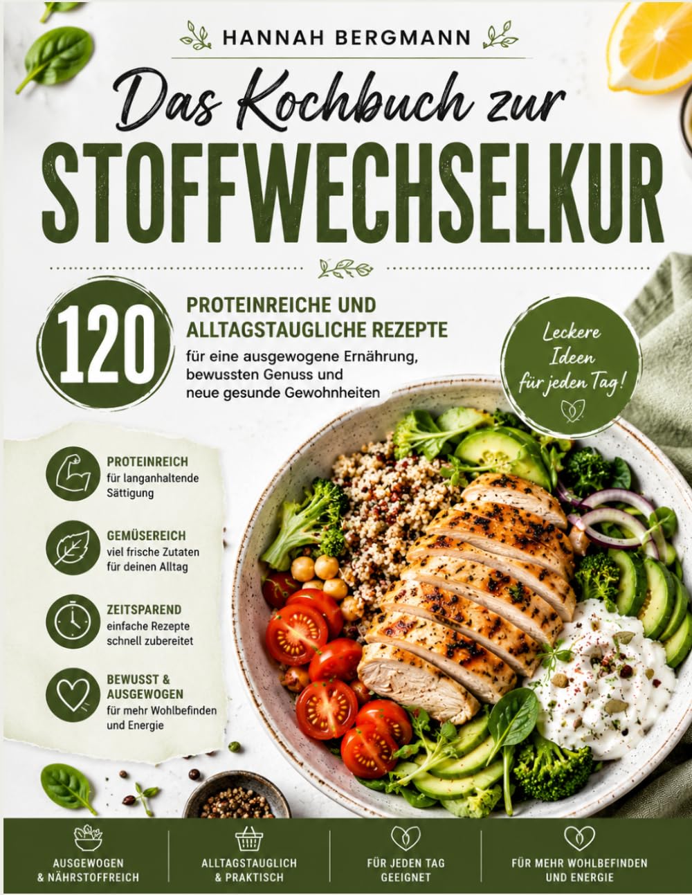 Das Kochbuch zur Stoffwechselkur: 120 proteinreiche und alltagstaugliche Rezepte für eine ausgewogene Ernährung, bewussten Genuss und neue gesunde Gewohnheiten