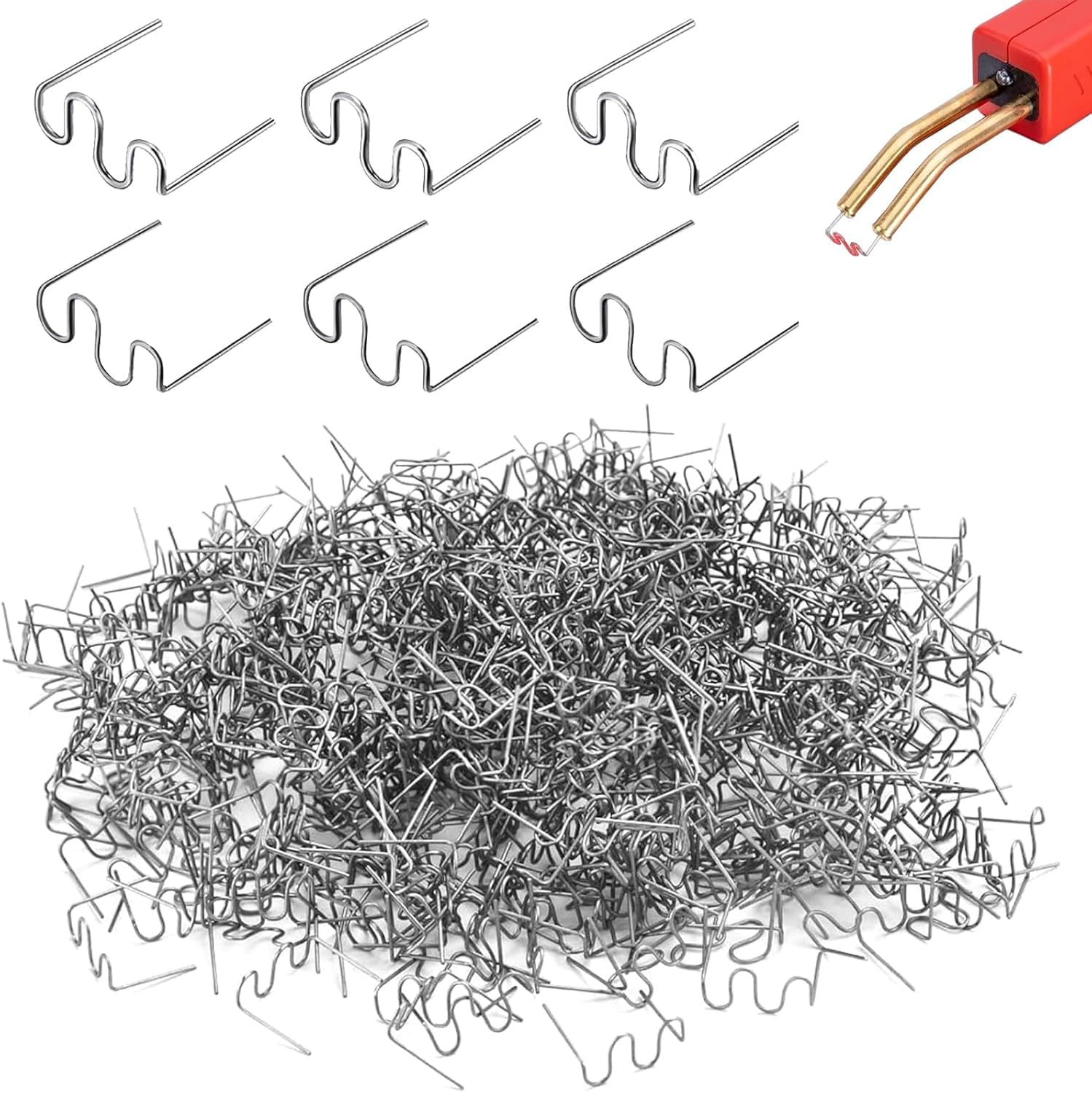 Graffette Per Saldatura Plastica - 1000 Pezzi Professionale Per Riparazione Paraurti Auto E Plastica - Foto 4