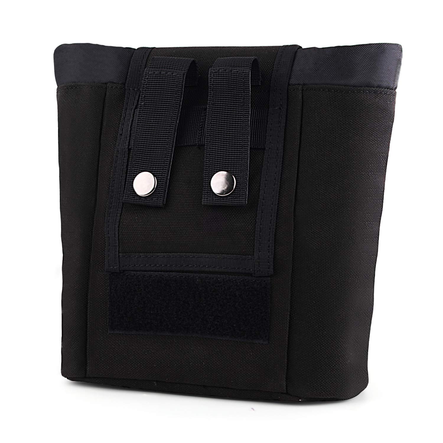 Borsa Grande Nera Accessorio Dorato Semirigida Capiente Vera Pelle GIL - Foto 12