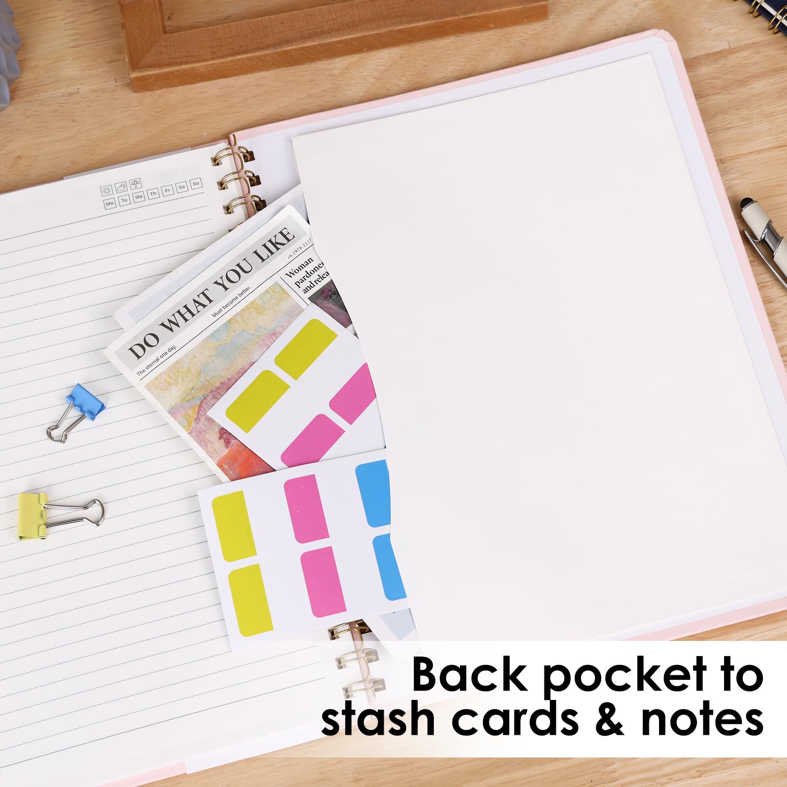 LABUK Cuaderno en espiral de 8.5 x 11 pulgadas, cuadernos grandes A4 para mujeres, cuaderno de tapa dura con rayas universitarias para el trabajo, la escuela, tomar notas, 55 hojas, 110 páginas