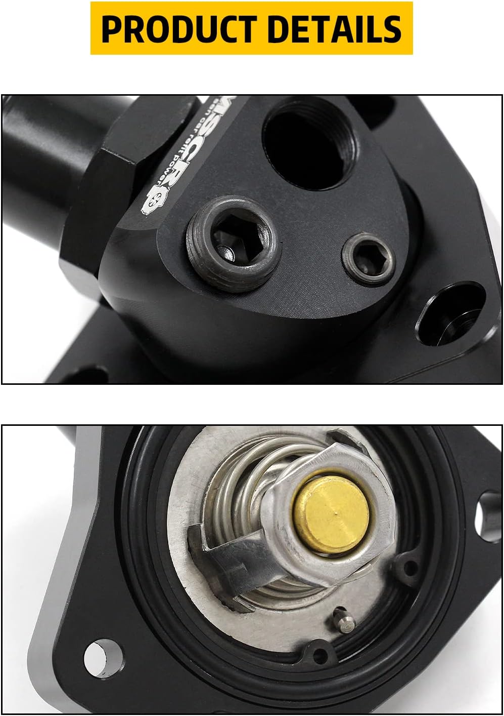 MSCRP Swivel Neck Thermostat Housing for K-Series K20 K24 radiator hose k swap