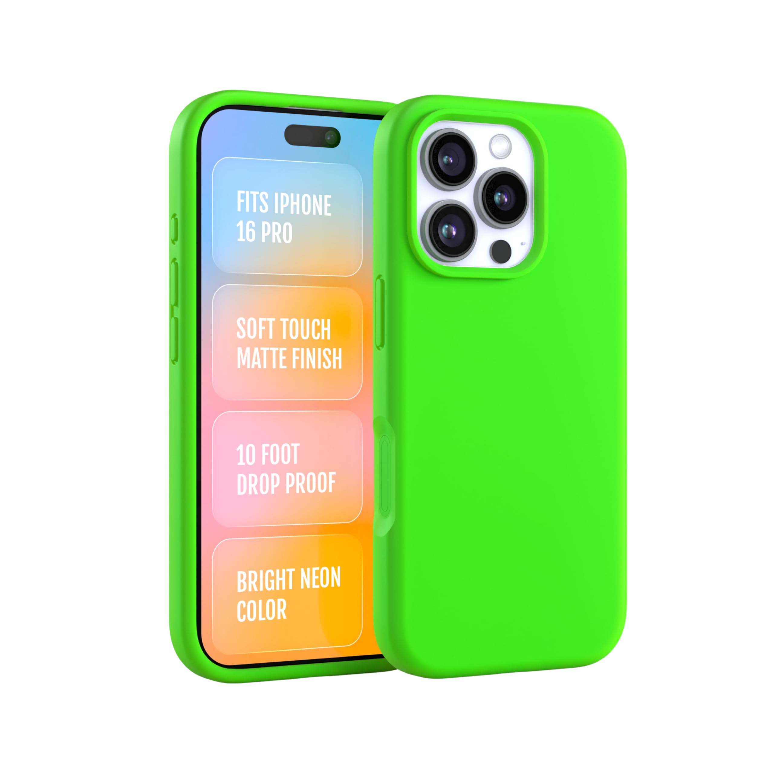 Amazon.com: FELONY CASE for Apple iPhone 16 Pro - Liquid Silicone