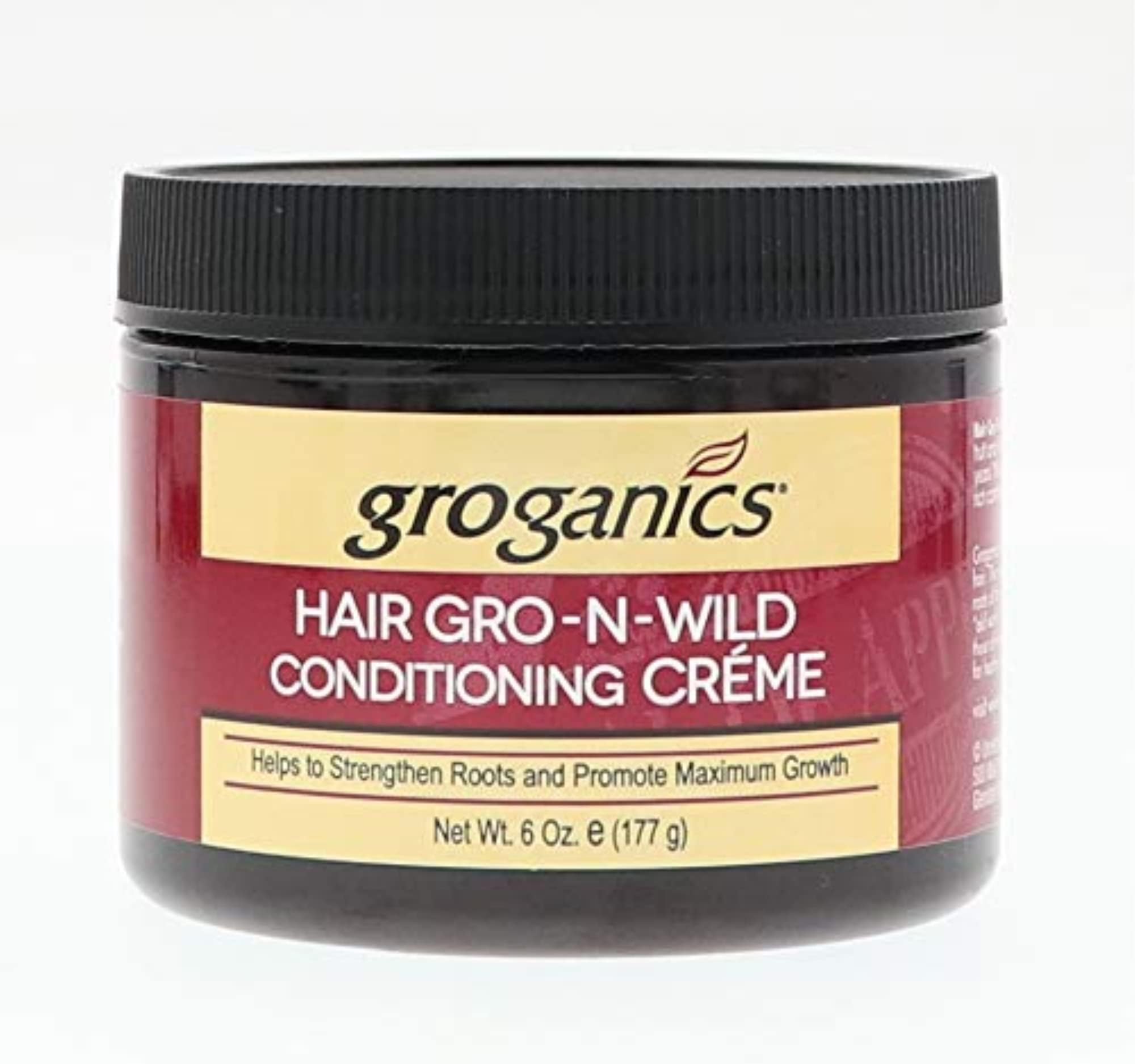 Groganics Hair Gro-N-Wild Conditioning Creme, 6 oz (Pack of 6)