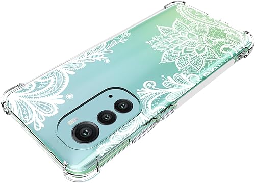 Miniatura 5 de Funda para Moto Edge 2022/Moto Edge 2022 5G UW XT2205-1 para niñas y mujeres, funda protectora delgada de TPU suave y flexible transparente para