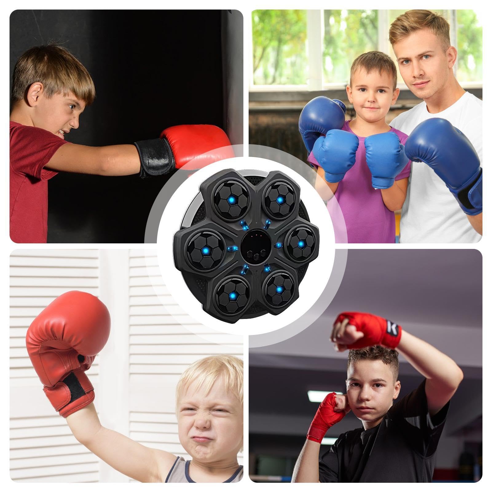 Hemobllo Boxe Murale De Boxe Fixe Au Mur Pour Entraînement De